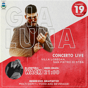 Concerto live di Gialuna con apertura di Wack Music